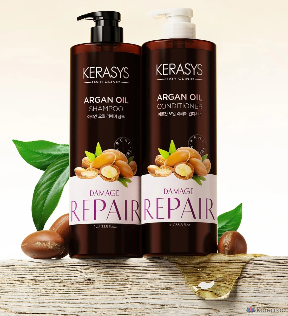 Шампунь KeraSys Argan Oil Shampoo, 1 л, 1 шт.