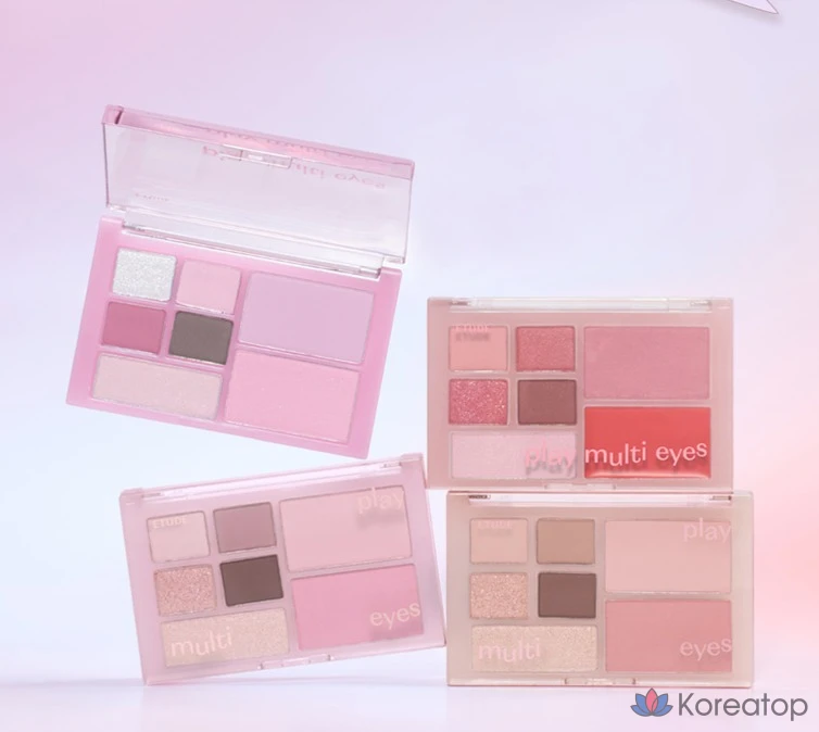 Палетка теней для век Etude House Play Multi Eyes Palette, оттенок Sweet Strawberry, 1 шт., фото 9