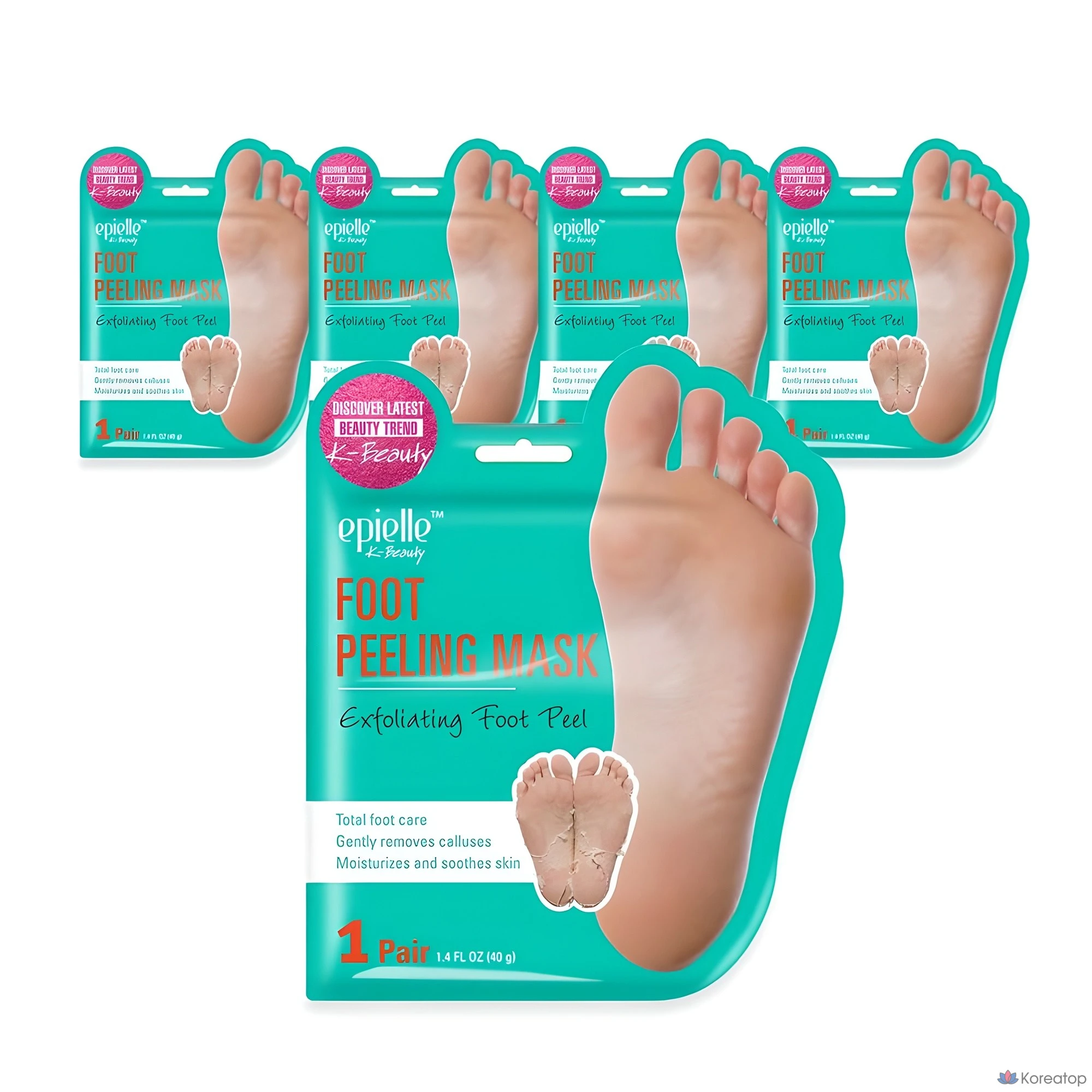 Пилинг для ног Epielle Foot Peeling Mask, 40 г, 10 шт.