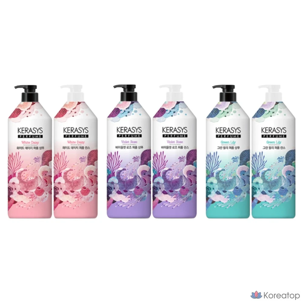 Шампунь KeraSys Perfume Shampoo Violet Rose, 1 л, 1 шт.