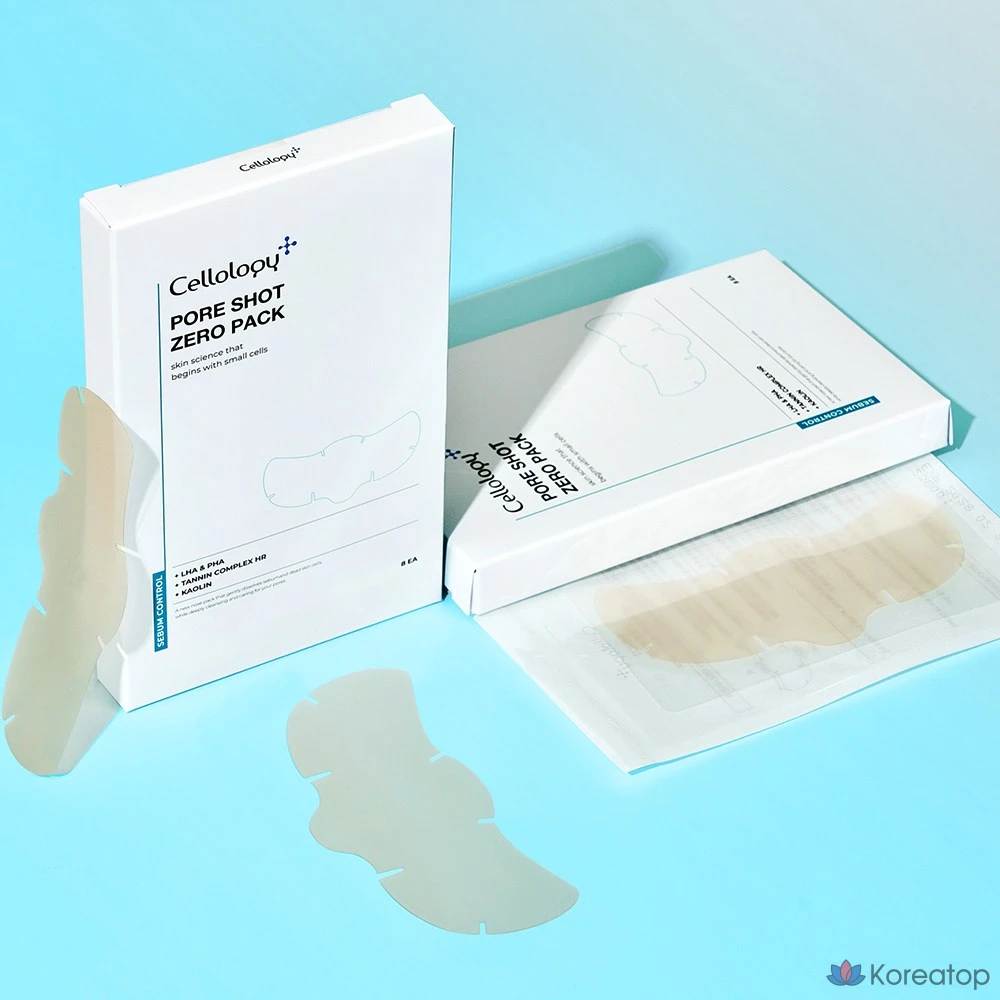 Тканевая маска для лица Cellology Pore Shot Zero Pack, 8 шт.