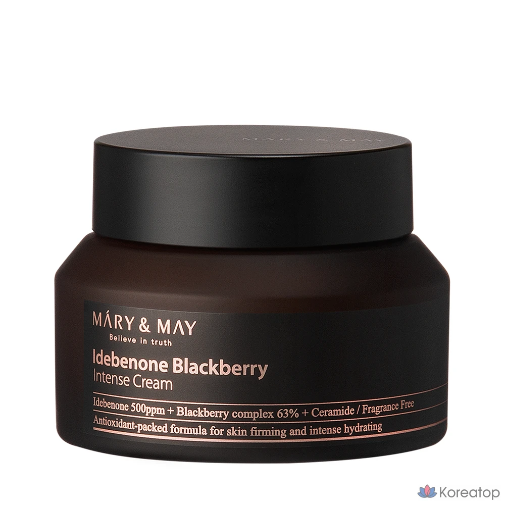 Крем Mary&May Idebenone Blackberry Intensive Cream, 70 г, 1 шт.