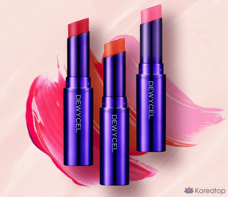 Тинт-бальзам для губ DEWYCEL Tintouring Tint Balm, оттенок Lip Coral, 4.5 г, 1 шт., фото 3