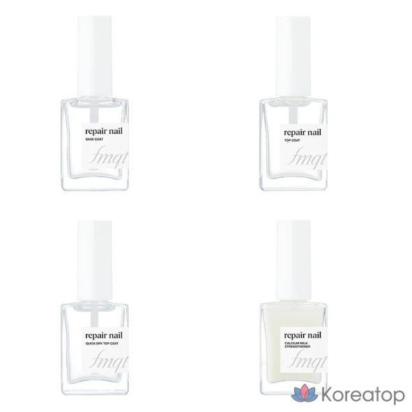 Лак для ногтей FMGT Repair Nail, оттенок 02 Top Coat, 10 мл, 1 шт., фото 3