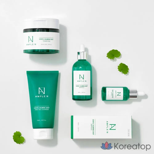 Тонер-пэды AMPLE:N Centella Calming Shot Toner Pad, 180 мл, 60 шт.