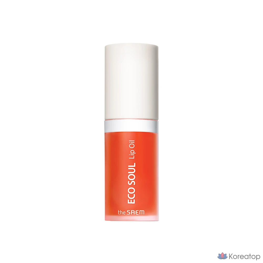 Бальзам для губ The Saem Eco Soul Lip Oil, оттенок Grapefruit, 6 мл, 1 шт.
