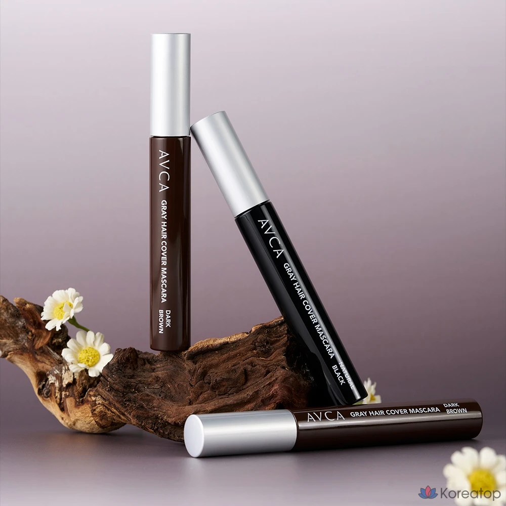 Хна для волос AVCA Rapid Grey Cover Hair Mascara, оттенок Dark Brown, 7 г, 1 шт.