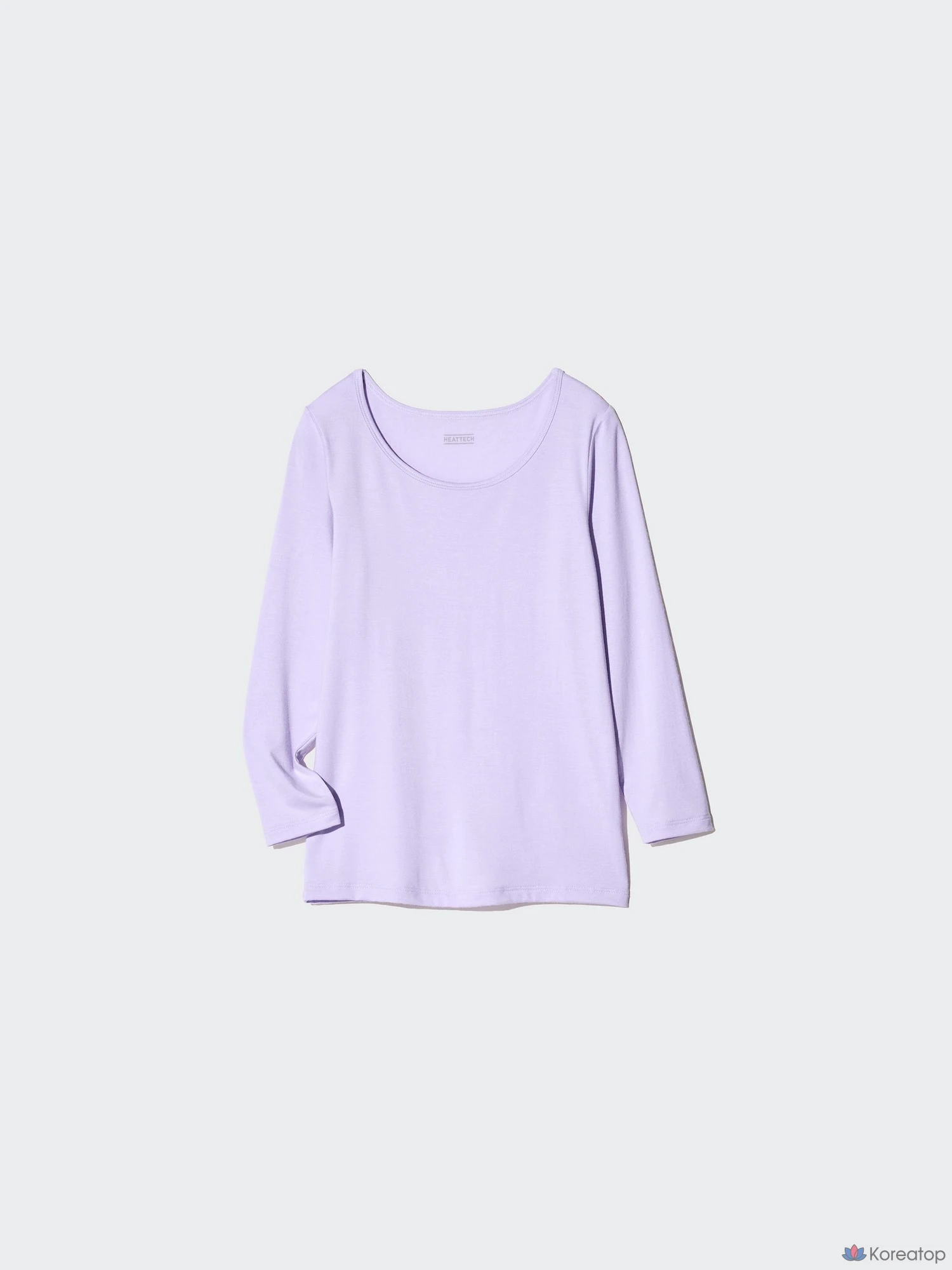 Футболка детская Uniqlo HEATTECH U-Neck Long Sleeve T-Shirt