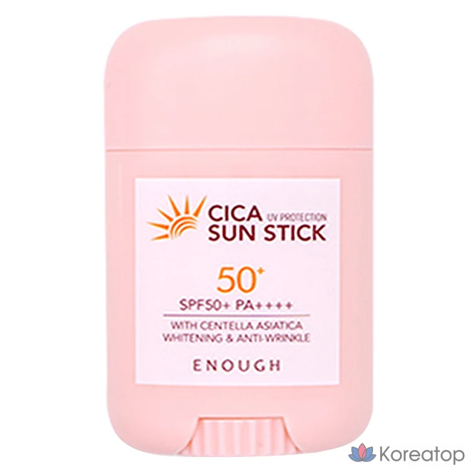 Солнцезащитный стик Enough Cica Sun Stick SPF50+ PA++++, 20 г, 1 шт.