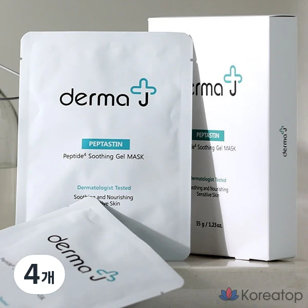 Тканевая маска для лица Derma J Peptastin Soothing Gel Mask, 35 г, 20 шт.