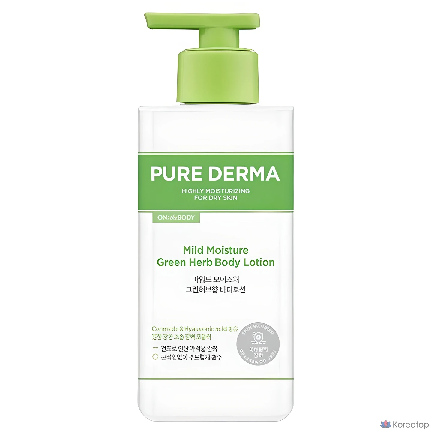 Лосьон для тела Pure Derma Mild Moisture Body Lotion Green Herb, 400 мл, 1 шт.