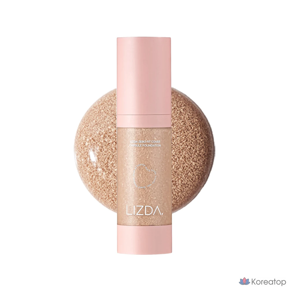 Тональная основа Lizda NEW Zero Fit Capsule Foundation, оттенок 21 Petal Beige, 1 шт.
