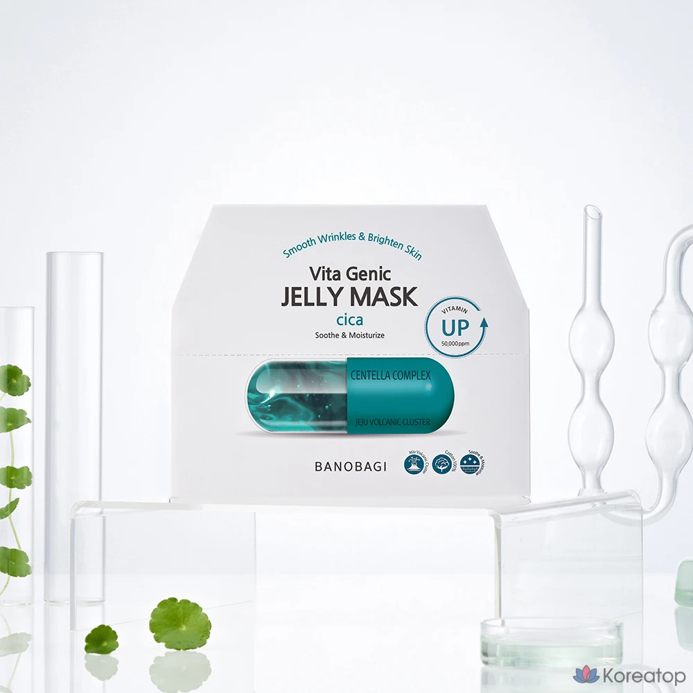 Тканевая маска для лица Banobagi Vitagenic Jelly Mask Cica, 30 мл, 10 шт.