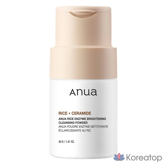 Пудра для умывания Anua Rice Brightening Enzyme Cleansing Powder, 40 г, 1 шт.