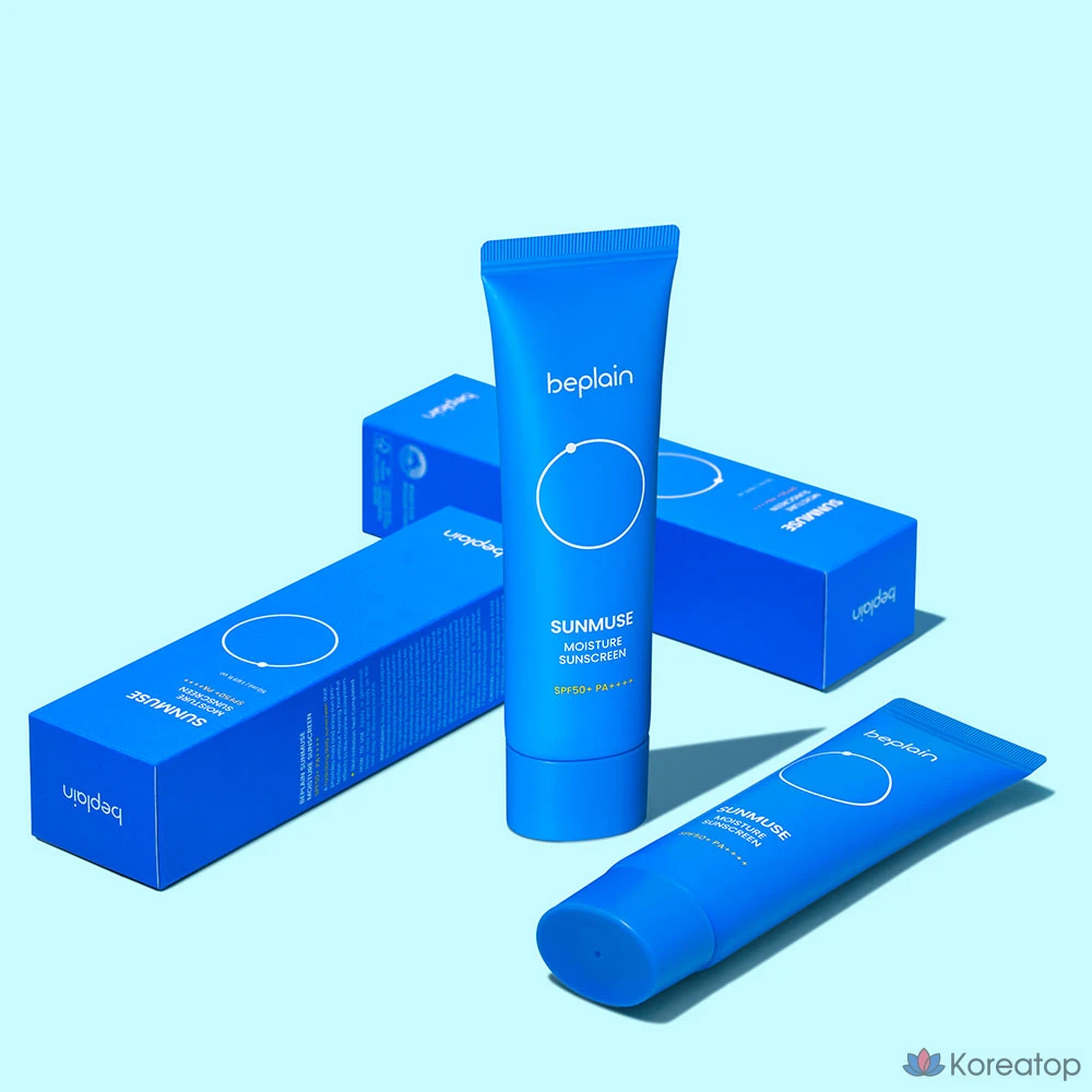 Солнцезащитный крем Beplain Sunmuse Moisture Sun Cream SPF50+ PA++++, 50 мл, 1 шт.