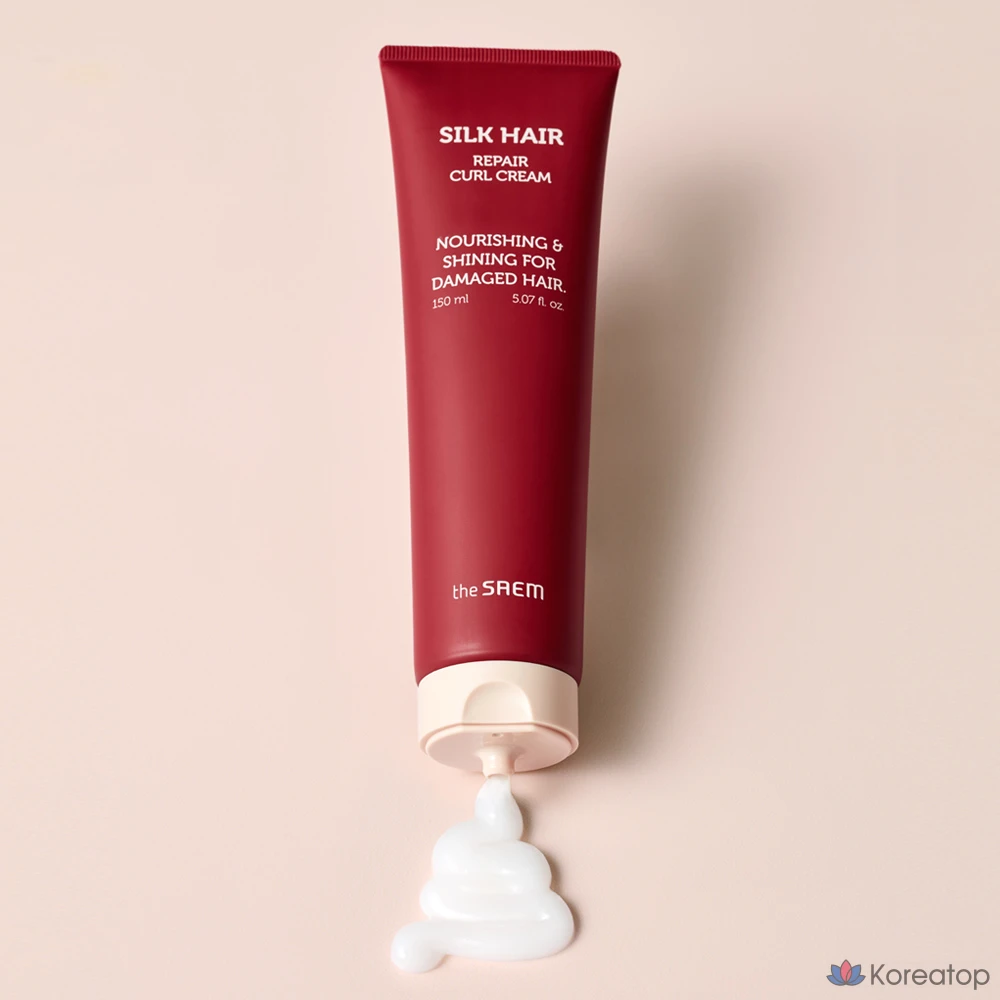 Крем для волос The Saem Silk Hair Repair Curl Cream, 150 мл, 1 шт.