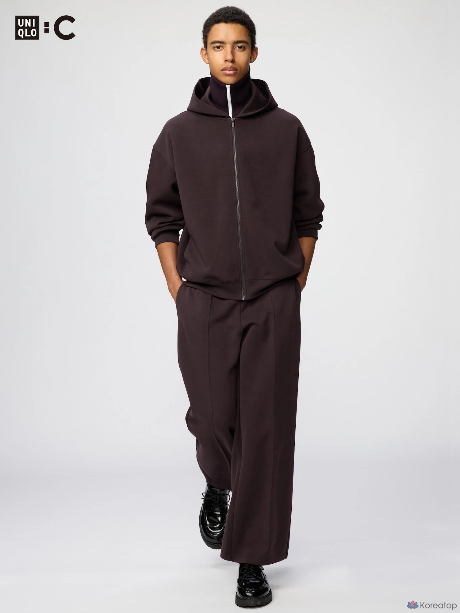 Брюки Uniqlo Sweat Straight Pants, длина ноги 69-72 см