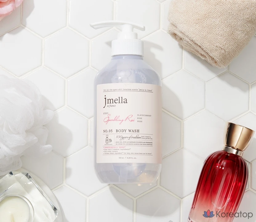 Гель для душа Jmella In France Sparkling Rose Body Wash Fruity Rose, 500 мл, 1 шт.
