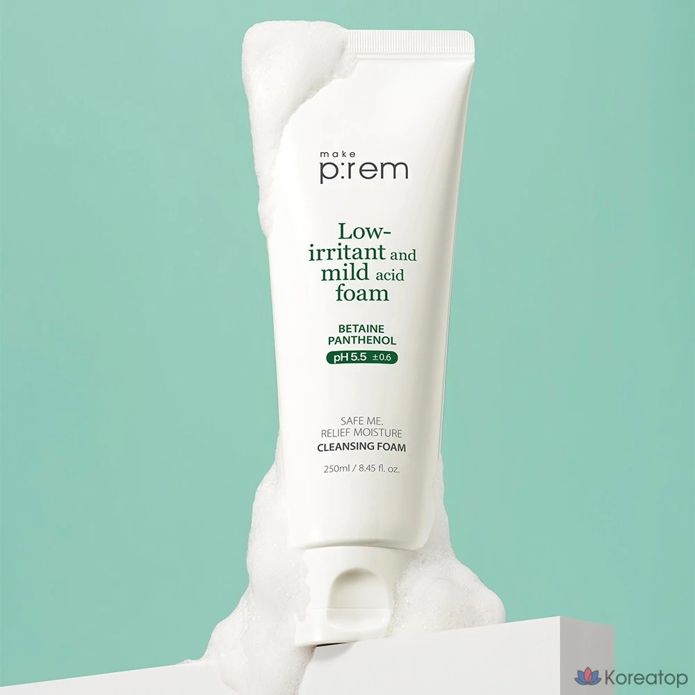 Очищающая пенка MAKE P:REM Safe Me Moisture Cleansing Foam, 290 мл, 1 шт.
