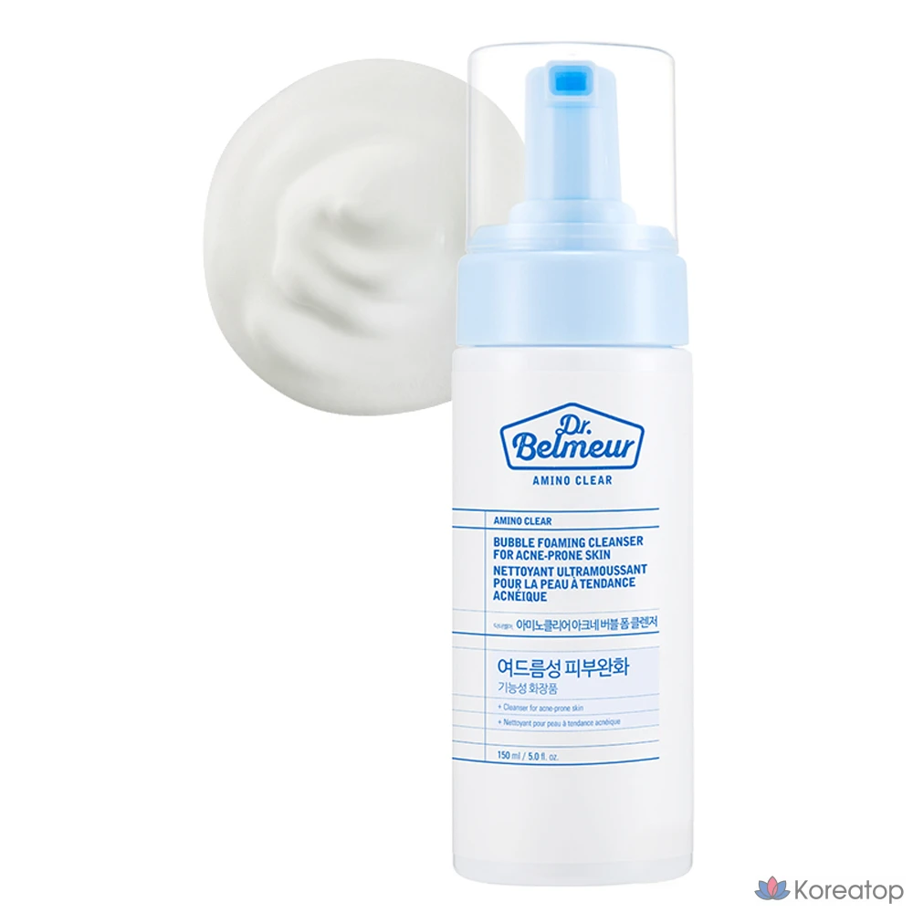 Очищающая пенка The Face Shop Dr. Belmeur Amino Clear Acne Bubble Foam, 150 мл, 1 шт.