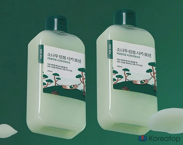 Лосьон для лица Round Lab For Men Pine Calming Cica Lotion, 200 мл, 1 шт., фото 9
