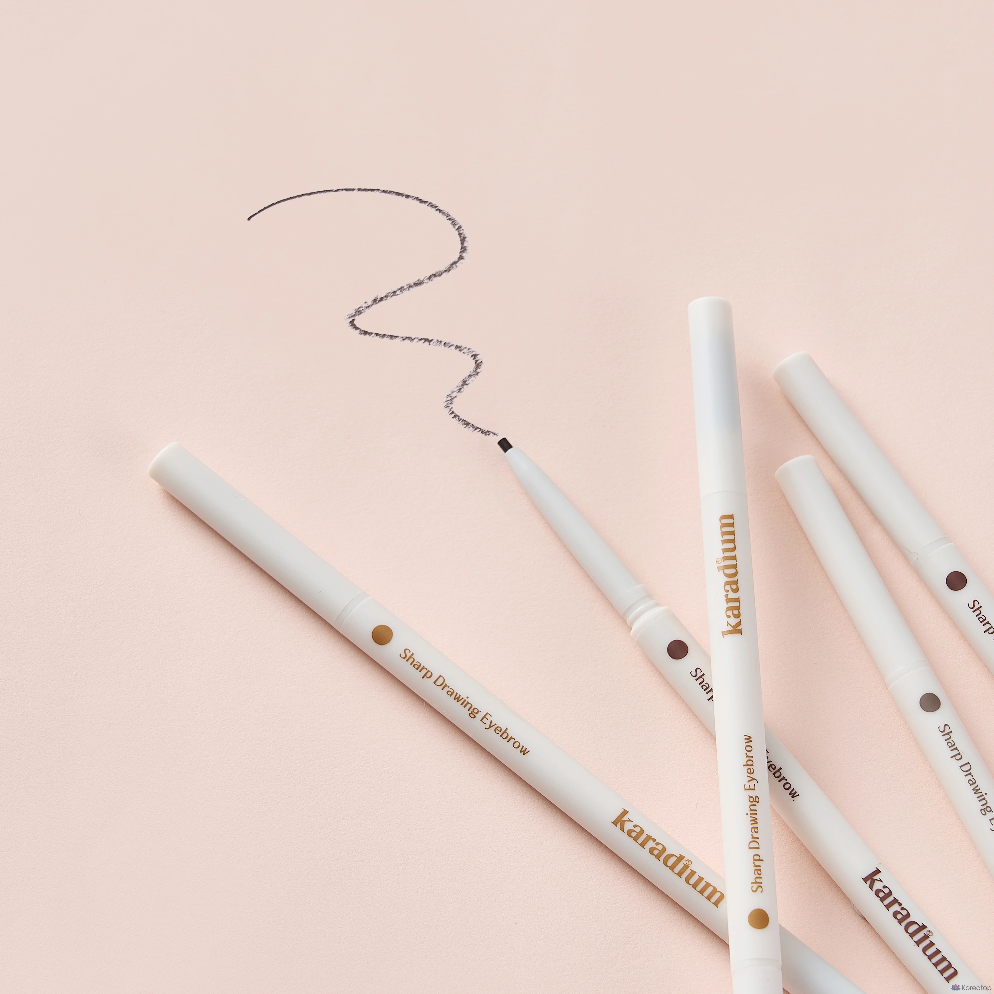 Карандаш для бровей KARADIUM Sharp Drawing Eyebrow, оттенок 02 Taupe Brown, 0.07 г, 1 шт., фото 4