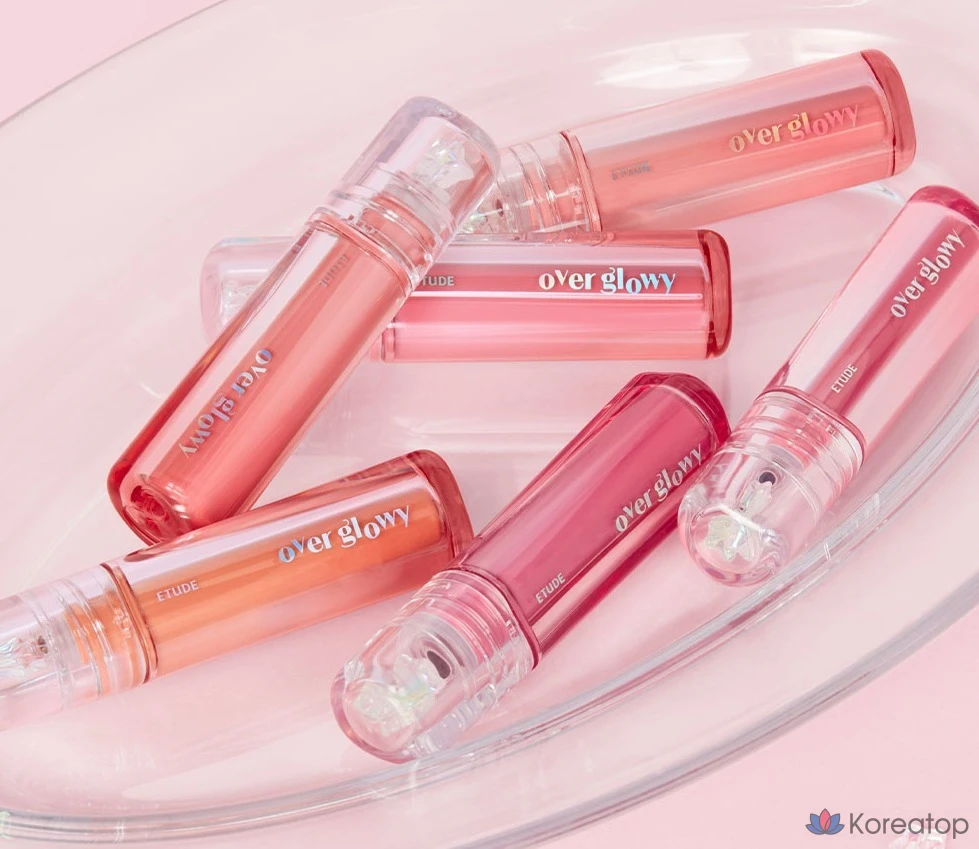 Блеск для губ Etude House Over Glowy Gloss, оттенок 06 Taro Berry, 1 шт.