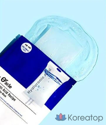 Тканевая маска для лица Dr. Oracle Hyaluronic Acid Blue Mask, 10 шт.