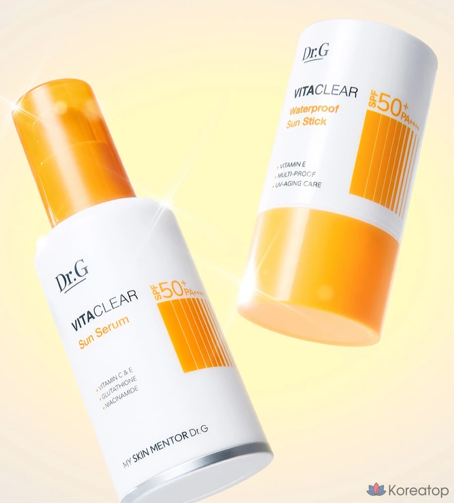 Солнцезащитный стик Dr. G Vita Clear Waterproof Sun Stick SPF50+ PA++++, 21 г, 1 шт.