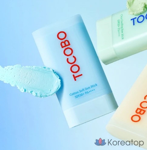Солнцезащитный стик Tocobo Cotton Soft Sun Stick SPF50+ PA++++, 19 г, 1 шт.