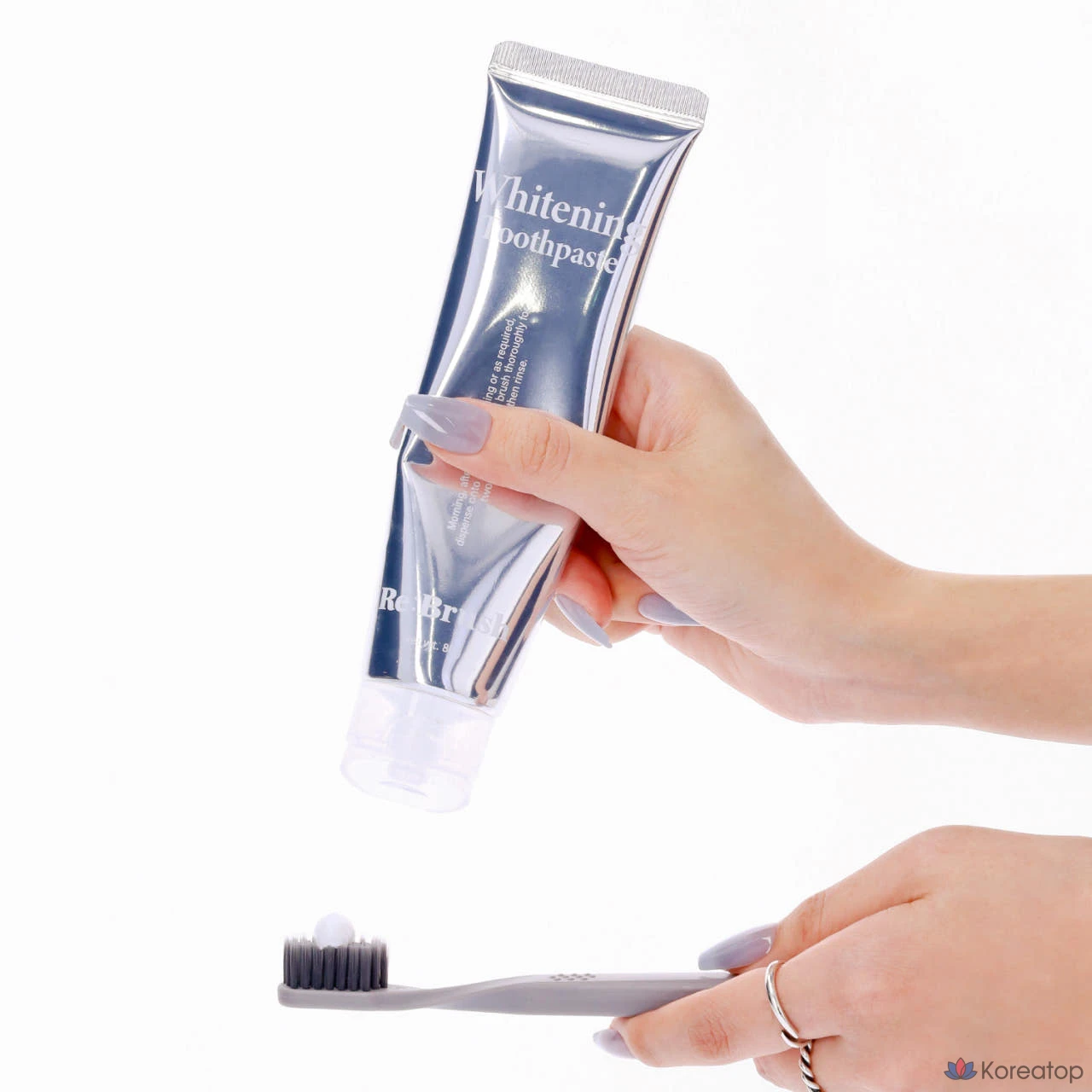 Набор для ухода Re:Brush Glow Teeth Whitening Kit (Teeth Whitening Gel 80 г + Intensive Whitening Toothpaste 40 г), 120 г, 4 шт., фото 9