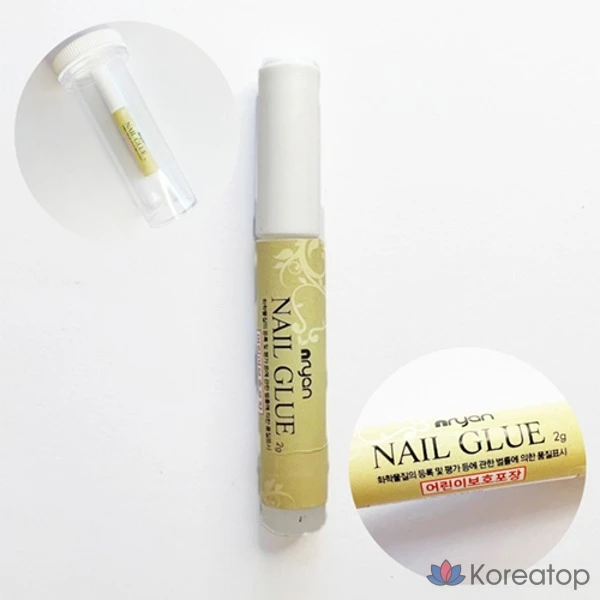 Клей для ногтей Wonjin Enrian Goldglue Nail Glue, 2 г, 1 шт.