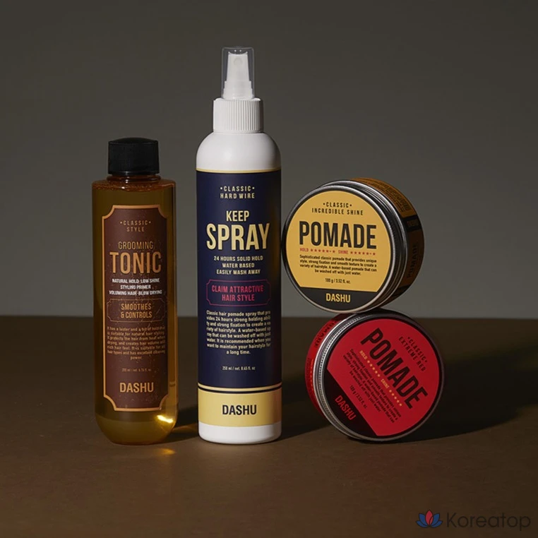Помада для волос DASHU Classic Incredible Shine Pomade Hair Wax, 100 г, 1 шт.
