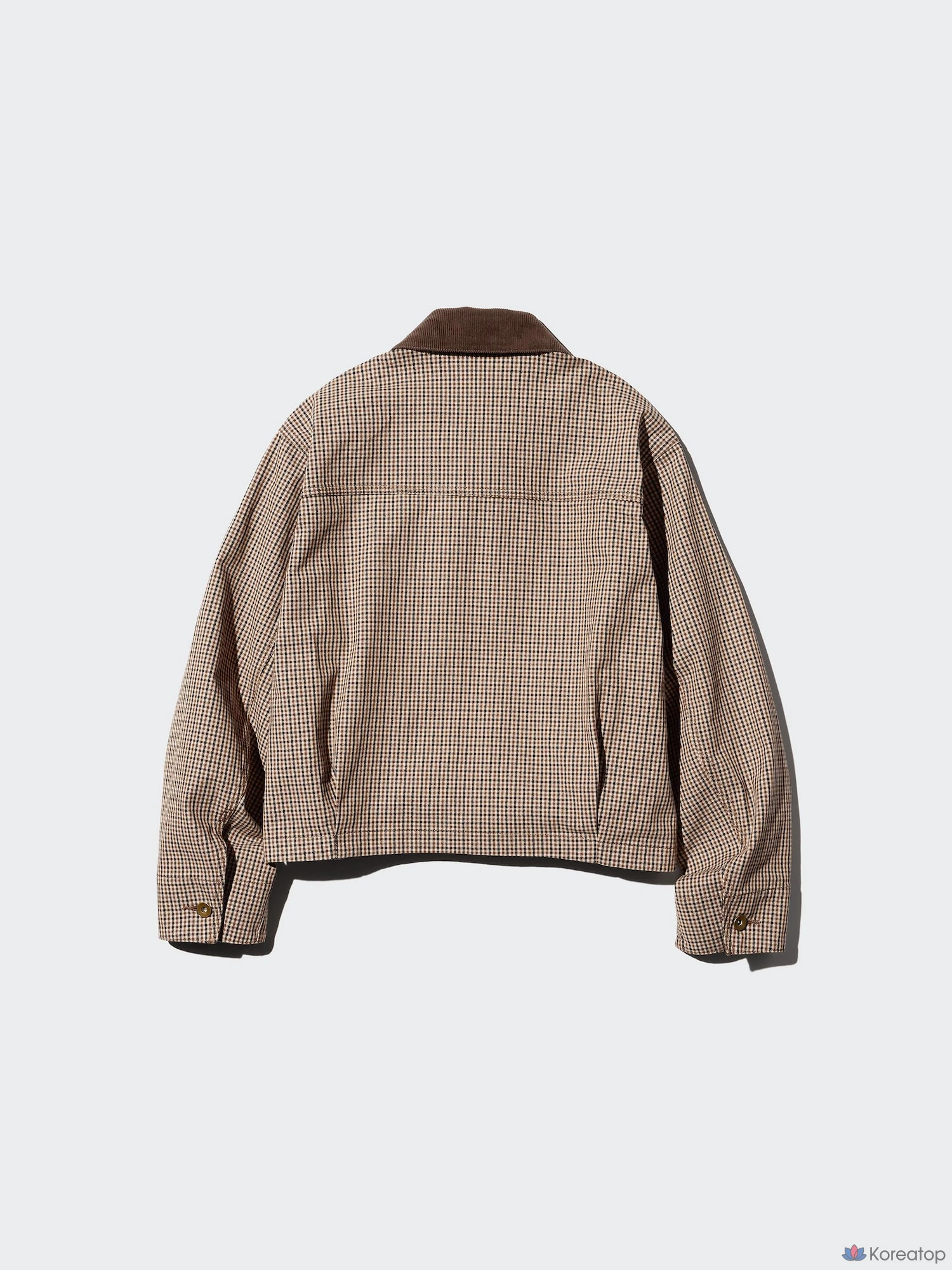 Куртка на молнии Uniqlo Zip-Up Short Jacket, узорчатая