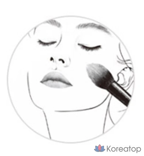 Кисть для макияжа Jungsaemmool Masterclass Powder Brush, 1 шт.