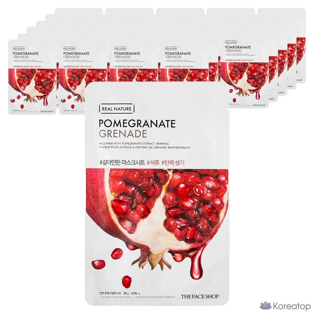 Тканевая маска для лица The Face Shop Galamanjun Pomegranate Mask Sheet, 30 шт.
