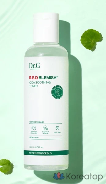 Набор для ухода Dr. G Red Blemish Cica Set (Toner 200 мл + Lotion 150 мл), 1 шт.