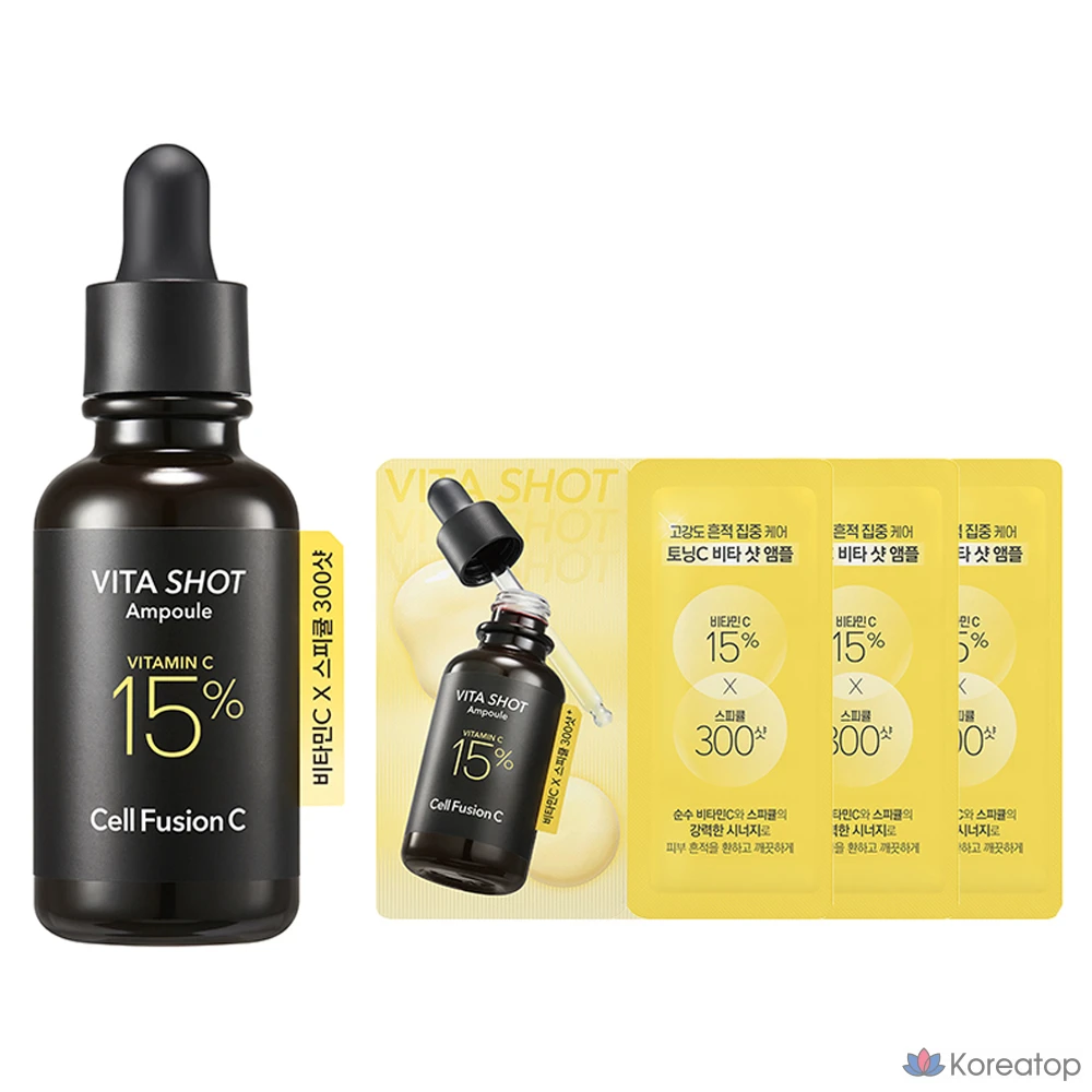 Ампульная сыворотка CELL FUSION C Tonning C Vita Shot Ampoule, 20 г, 1 шт.