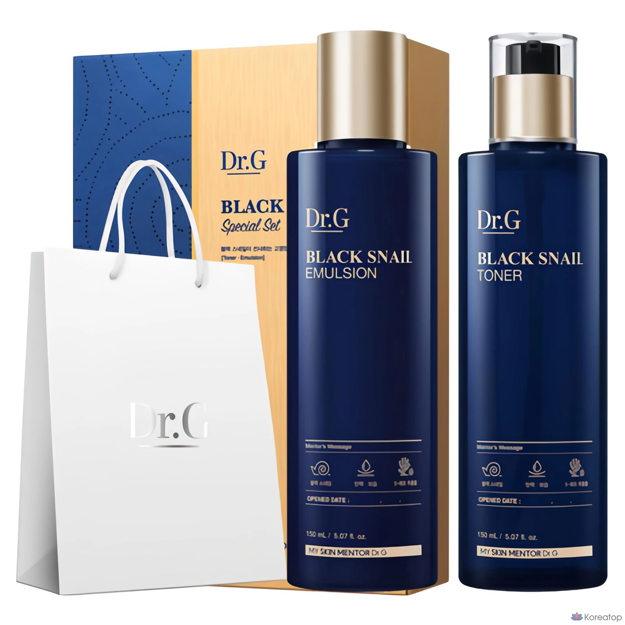 Набор для ухода Dr. G Black Snail Special Gift Set (Toner 150 мл + Emulsion 150 мл), 1 шт.