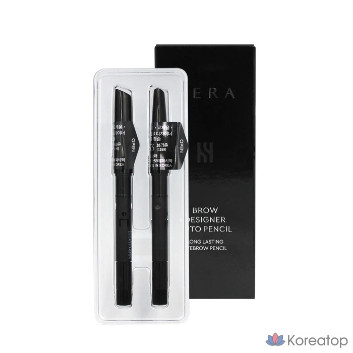 Карандаш для бровей Hera Brow Designer Auto Pencil Refill, оттенок 77 Gray, 1.4 мм, 1 шт.