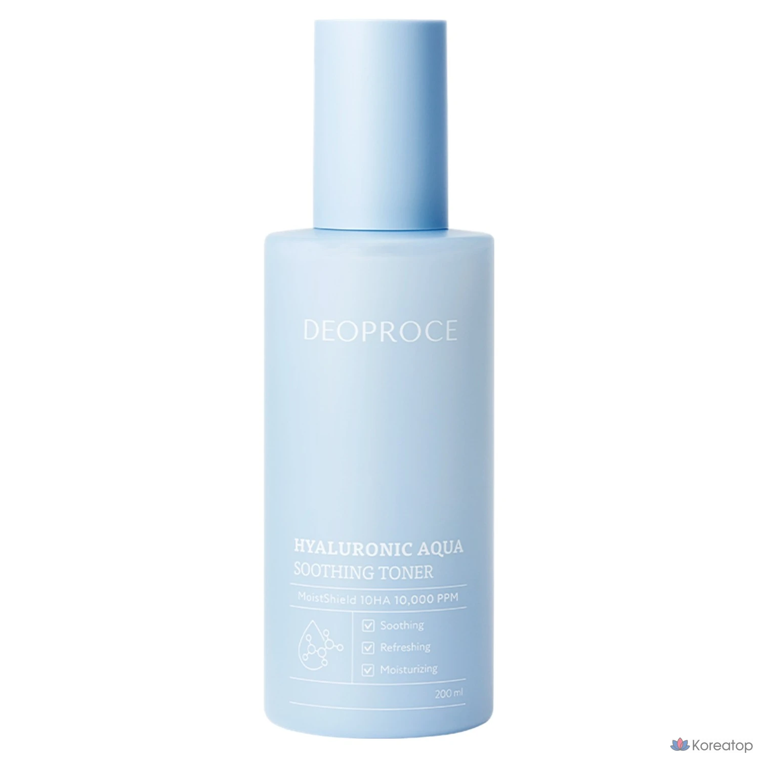 Тонер Deoproce Hyaluronic Aqua Soothing Toner, 200 мл, 1 шт.