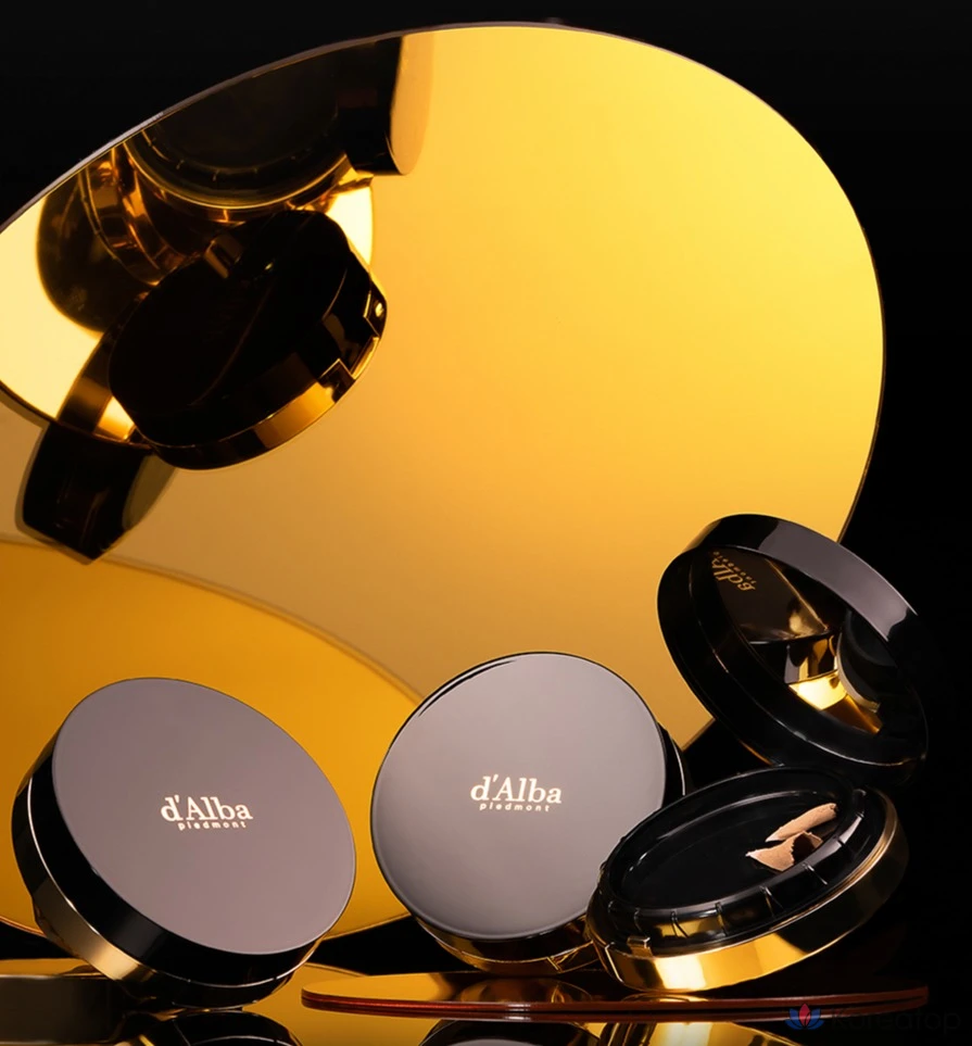 Пилинг d'Alba Skin Fit Grinding Serum Cover Pact, оттенок 23, 20 г + 20 г, 1 шт.