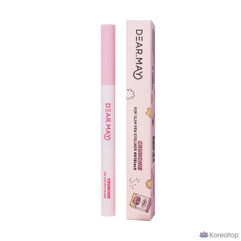 Айлайнер DEARMAY Crunch Pop Slim Pen Eyeliner, оттенок 02 Brown, 0.5 г, 1 шт.