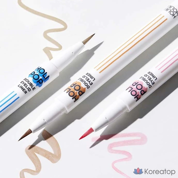 Подводка для глаз Holika Holika Holi Pop Twin Liner, оттенок Rose Tinting, 0.5 г, 1 шт., фото 3
