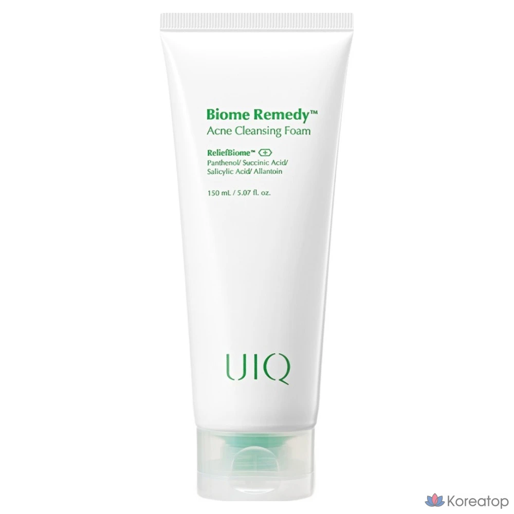 Очищающая пенка UIQ Biome Remedy Acne Cleansing Foam, 150 мл, 1 шт.