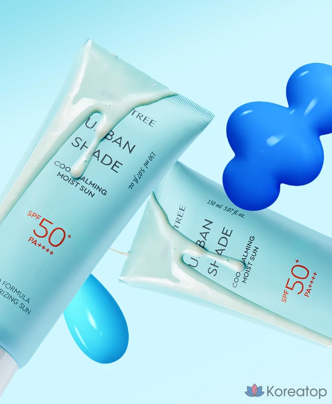 Солнцезащитный крем Dewytree Urban Shade Cool Calming Moisture Sun Cream SPF50+ PA++++, 150 мл, 1 шт.