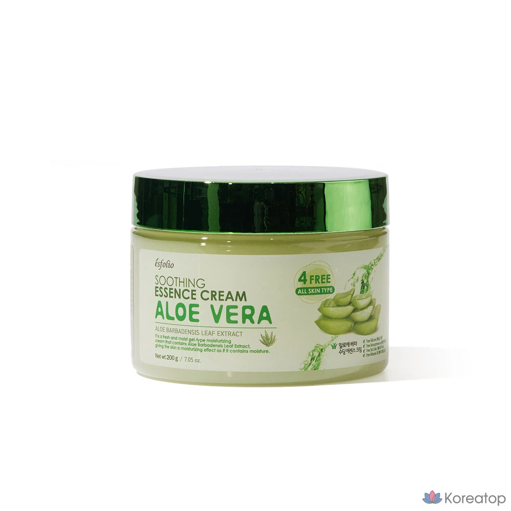 Набор для ухода Esfolio Aloe Vera Soothing Toner+Lotion+Cream 3-piece Set, 1 шт.