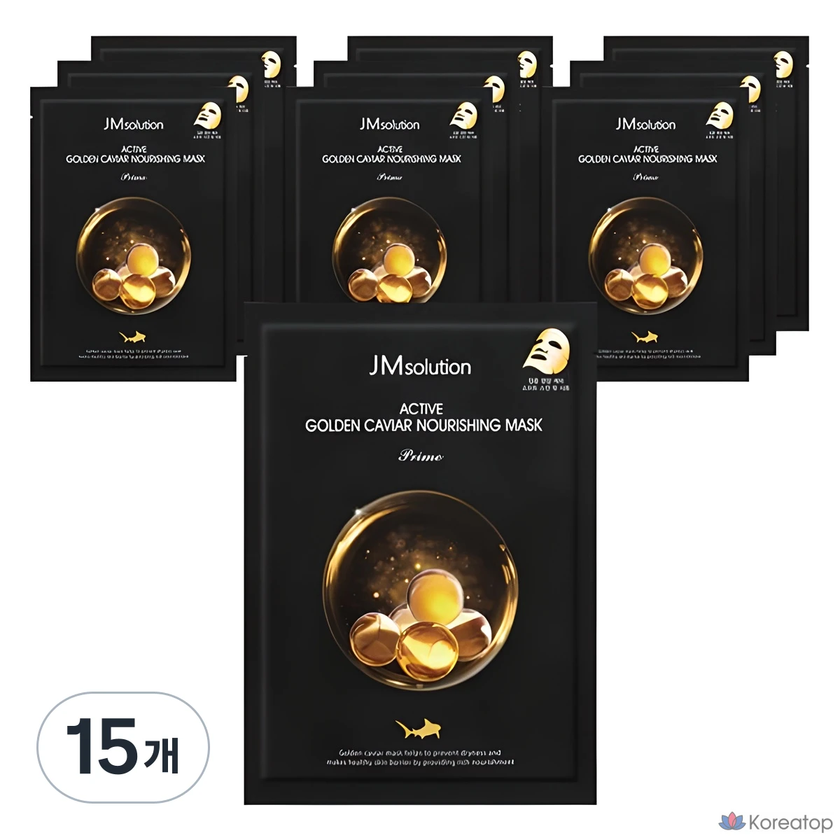 Тканевая маска для лица JM Solution Active Golden Caviar Nourishing Prime Mask, 150 шт.