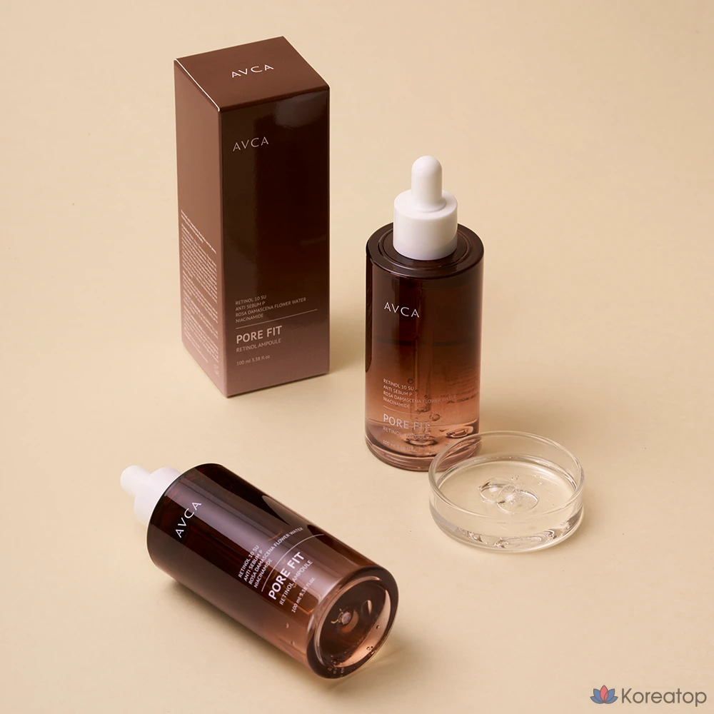 Ампульная сыворотка AVCA Pore Fit Retinol Pore Ampoule, 100 мл, 1 шт.