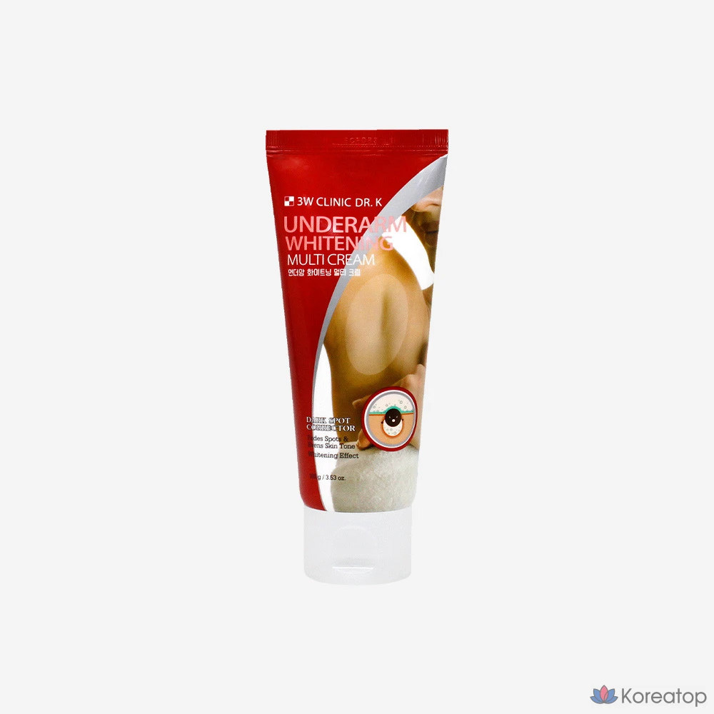 Крем для тела 3W Clinic Dr. K Underarm Whitening Multi Cream, 100 г, 1 шт.